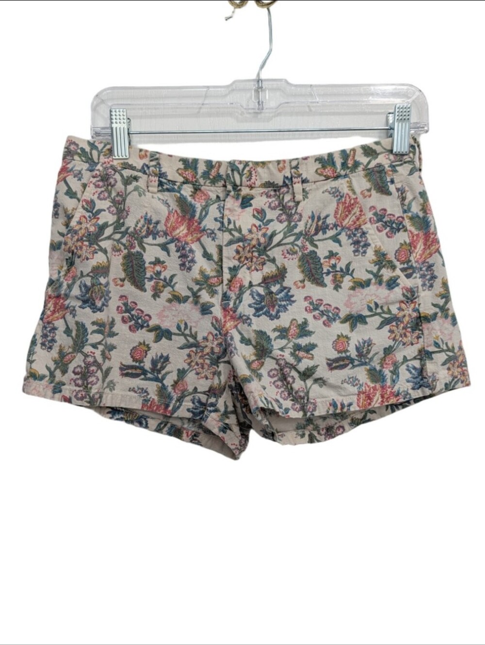 Madewell Floral Mid-Rise Shorts